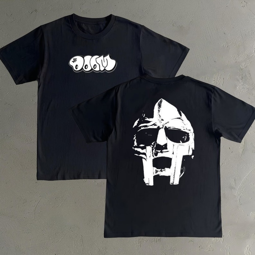 Retro Mf Doom Shirt - Mf Doom Shirt - Madvillain Metal Face Cotton Tee